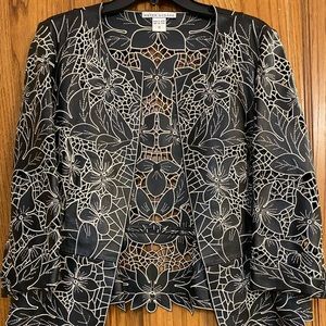 Nygard Black and White leather jacket